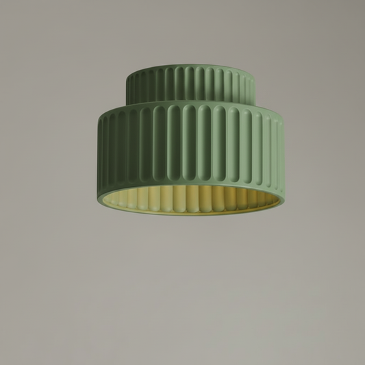 Lilith Retro | Semi-Inbouw Plafondlamp Wabi-Sabi Design